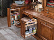 Cabinet Pullout Grooming Organizer for Bathroom/Vanity