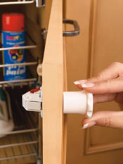Cabinet Lock Security System with 5 Locks and 2 Keys