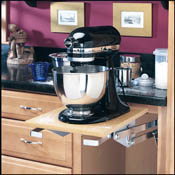 Mixer/Appliance Lift Mechanism without Shelf