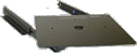 225 lb capacity heavy duty tv swivel / slideout
