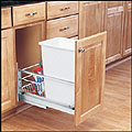 35 quart Ultimate trash system  - 10 7/8" wide