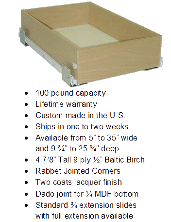 Medium Sliding Shelf