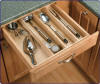 Wood utility tray insert