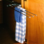 Pull out towel bar