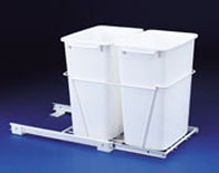 70 quart - 2- 35 quart  containers - full ext slides - 14 5/8" wide