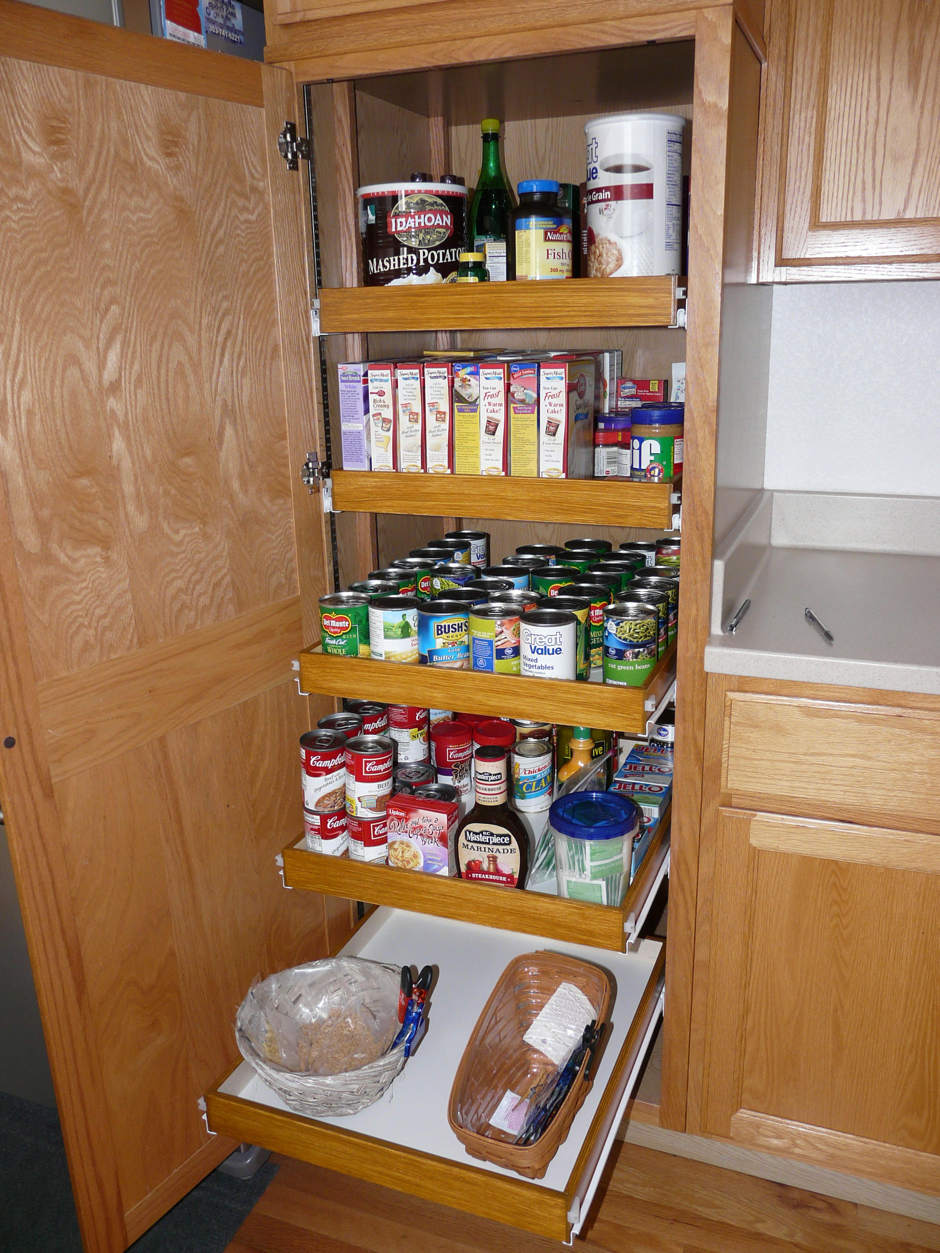 Pullout Pantry Shelving Solutions