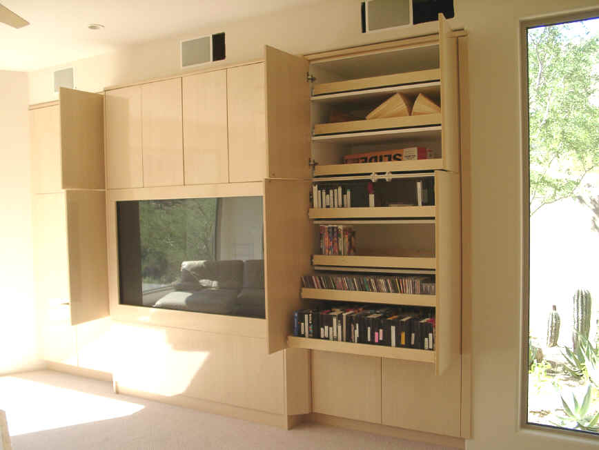 Entertainment Cabinets Cd Storage Slide Out Dvd Storage
