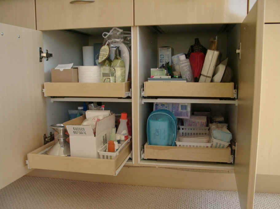 Bathroom Vanity Pull Out Shelf