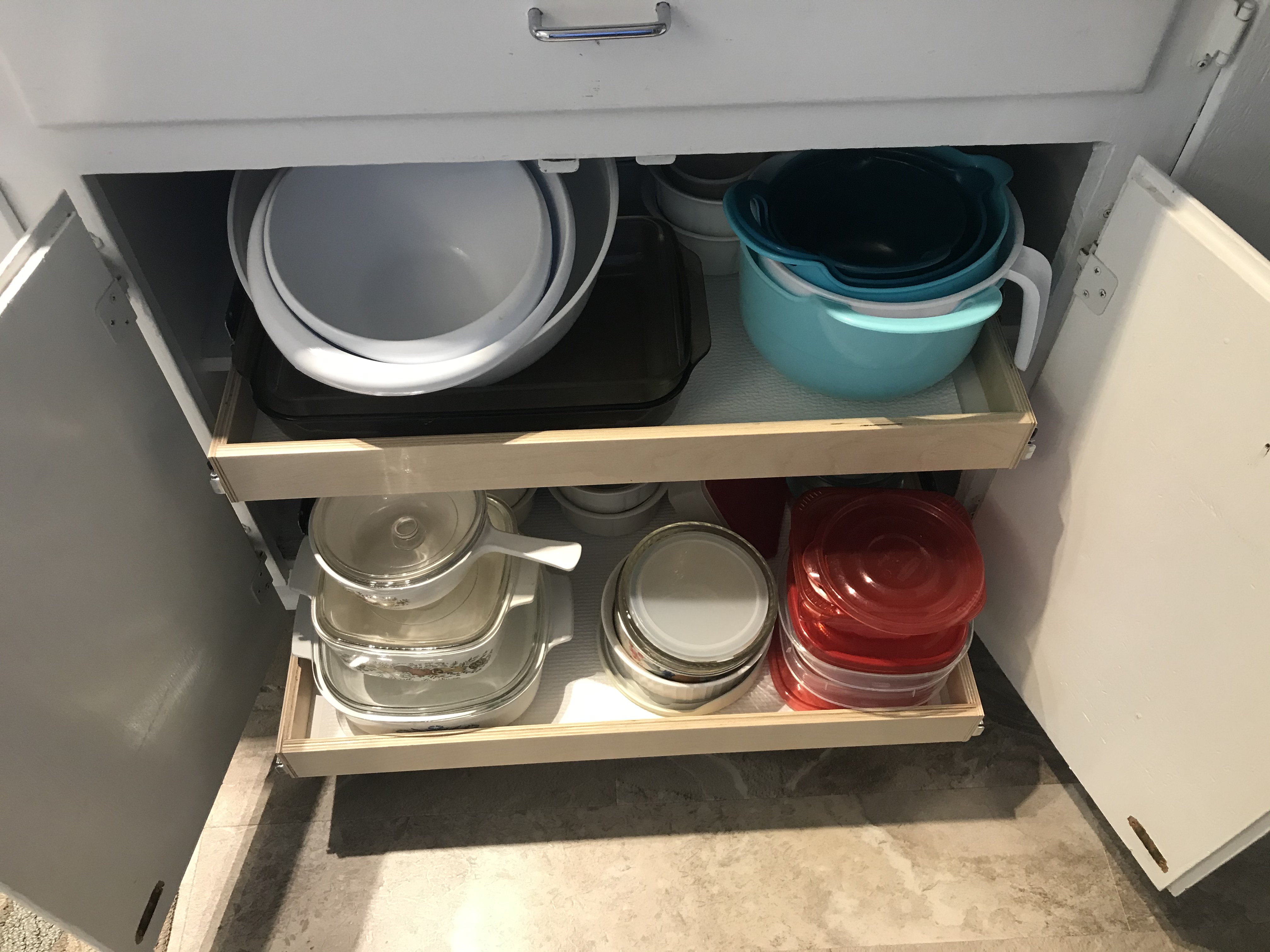 Shelves that slide custom kitchen pull out shelves sliding shelving for  your existing cabinets from $59.95 diy pullout shelf manufactured in the US  with more than 25 years experience rollout pantry tray