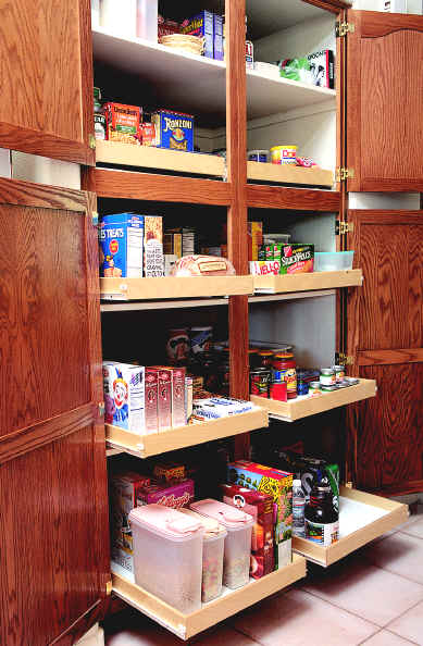 Installing Sliding Shelves in a Pantry - Southern Hospitality