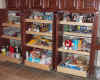 click to enlarge pantry shelves