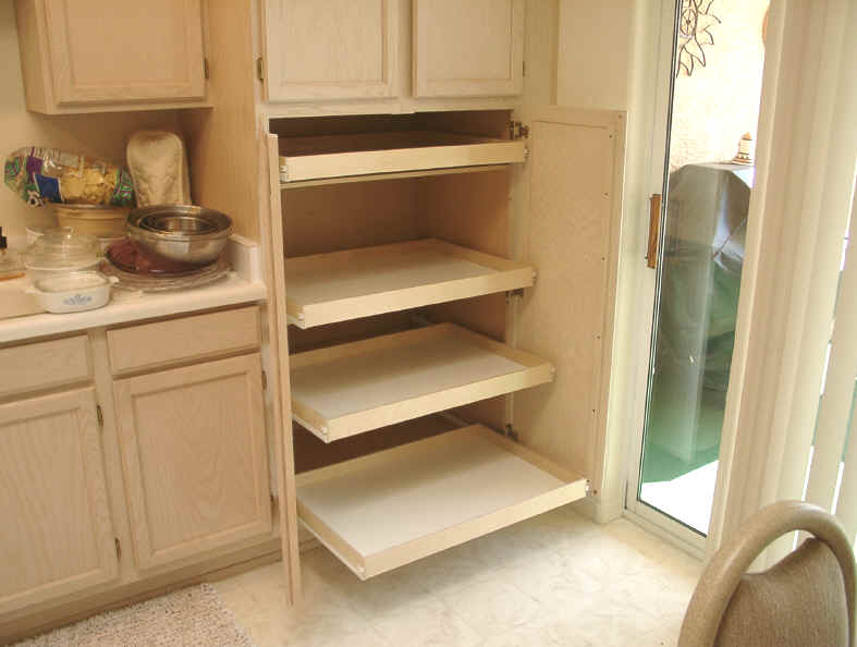 kitchen pantry cabinet pull out shelf storage sliding shelves