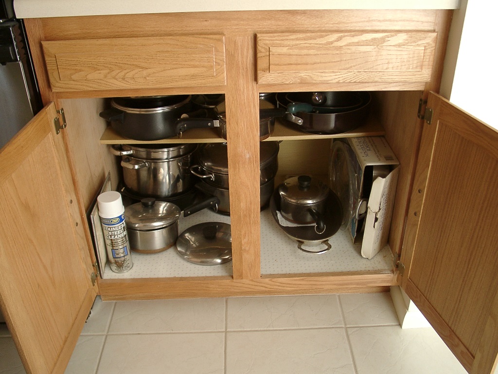 Double-door cabinet before the stile cut