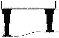 Leg Leveler - Socket and Adjustable Leg